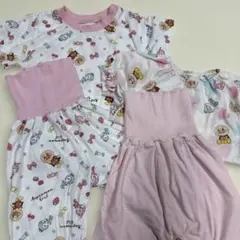 【まとめ売り】　アンパンマンパジャマ　2着セット　90