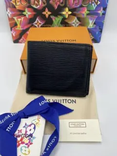 美品‼新型 ルイヴィトン　エピ　二つ折り財布　エピ ポルトフォイユ マルコ