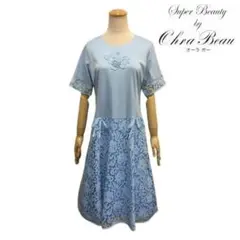 ♥完売♥【新品】スーパービューティー花柄切替ワンピース44