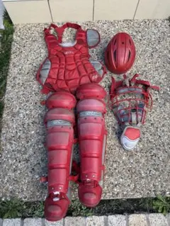 Rawlings キャッチャー用プロテクターセット JSBBレッド 楽天市場】ローリングス（Rawlings）少年 軟式キャッチャー防具4