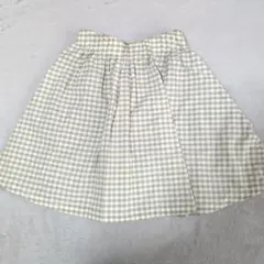 GLOBAL WORK ショーツインナー付きスカート　チェック　150
