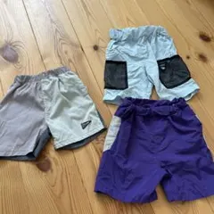 キッズハーフパンツ3点セット