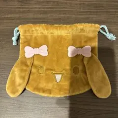 シナモロール ふわふわ巾着 モカ ガチャガチャ