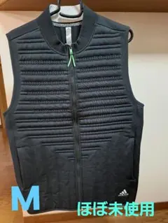 adidas ストライプデザイン ベスト 黒