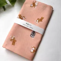 かわいい　新品*日本製 おしゃれ　ガーゼ　手ぬぐい 吸水速乾　犬柄