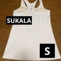 SUKALA タンクトップ ホワイト S 美品 ホットヨガ ラバ スカーラ