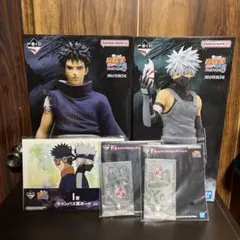 一番くじNARUTO C賞　うちはオビト　D賞はたけカカシ（暗部）　オマケ付き