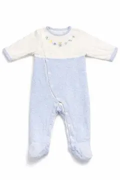 familiar ロンパース・カバーオール 青白