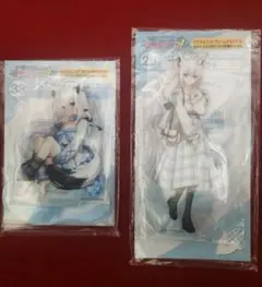 白上フブキ　ホロライブくじ　アクリルスタンド２個セット