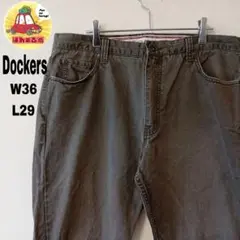 USA古着 DOCKERS チノパン　W36L29 グレー
