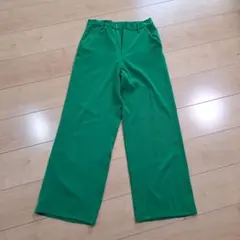 GRL ワイドパンツ Mサイズ グリーン