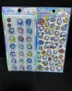 ぷくぷくあわわちゃん シール2点セット