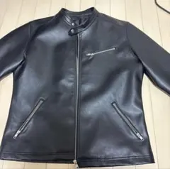 シングルライダースジャケット ブラック