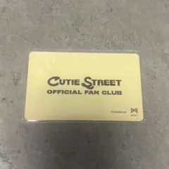 CUTIE STREET きゅーすと FC 会員証 カード ファンクラブ