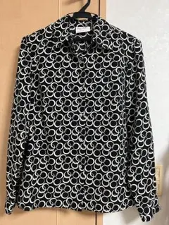 柄シャツ　古着