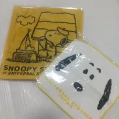 スヌーピー SNOOPY ハンドタオル タオルハンカチ ユニバ 2枚セット