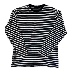 《希少紺タグ》90s old uniqlo ボーダーシャツ　y2k