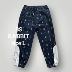 1604◆bsrabbit ビエスラビット フリースジョガーパンツ ネイビー 1604◇bsrabbit ビエスラビット フリースジョガーパンツ ネイビー