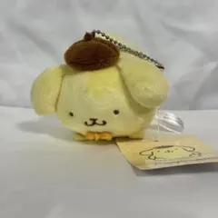 新品未使用 ポムポムプリン ねそべりマスコット ボールチェーン タグ付き