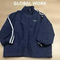 GLOBAL WORKネイビー ブルゾン140