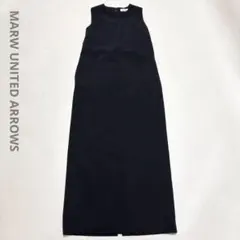 美品✨MARW UNITED ARROWS/キャミワンピース/バックスリット/黒 美品✨MARW UNITED ARROWS/キャミワンピース/バックスリット/黒 - メルカリ