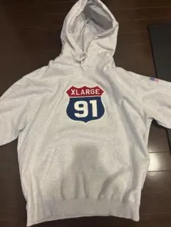 XLARGE グレー パーカー