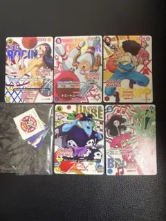 ワンピースカード ラウンドワン　5枚セット