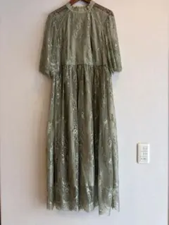 パーティドレス　グリーン