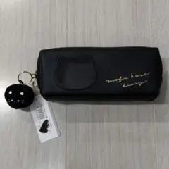 カミオジャパン　新品タグつき　ツインファスナー　ネコ　チャームつき　ペンケースのサムネイル