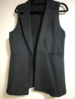 ジャケットベスト ブラック