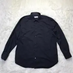Robert Graham 長袖シャツ ヘリンボーン 刺繍 ロゴボタン マチ付き