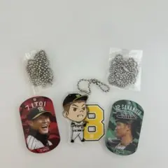 阪神　サトテル、坂本、糸井　キーホルダーセット