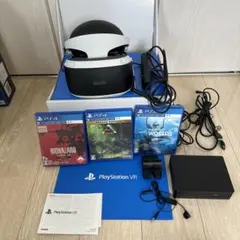 PlayStation VR ヘッドセット + ゲームソフト3本付き