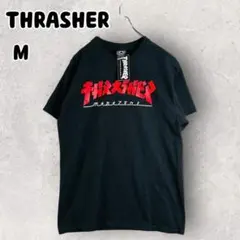 新品未使用 THRASHER スラッシャー ゴジラ 半袖 Tシャツ M ブラック