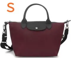 大人気】Longchamp ロンシャン 2way ショルダー パープル 良品 - メルカリ