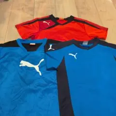 PUMA 半袖Tシャツ 青 赤　3枚セット　130サイズ