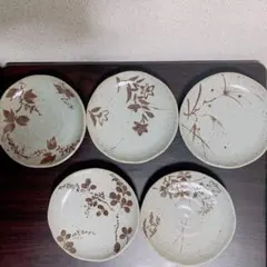橘吉　たち吉　陶器　丸皿　中皿　5点セット