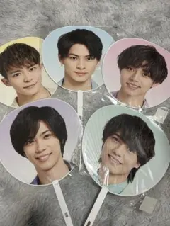 L& うちわ　5人セット　キンプリ