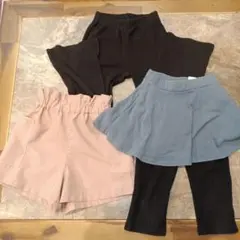 キッズ 女の子 120cm ボトムス まとめ売り スカッツ パンツ