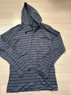 フード付きストライプパーカー Sサイズ