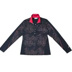 adidas レディース ゴルフ長袖シャツ 黒 サイズL