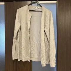 UNIQLO ウール100% グレー カーディガン XL