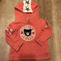 DOUBLE B フード付きトレーナー