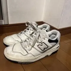 New Balance 550LWT ホワイト/ブラックスニーカー　23.5cm