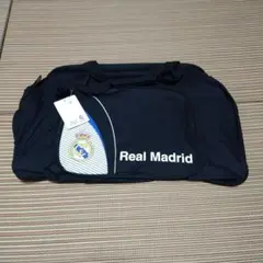 Real Madrid スポーツバッグ 中型 黒　レアル・マドリード