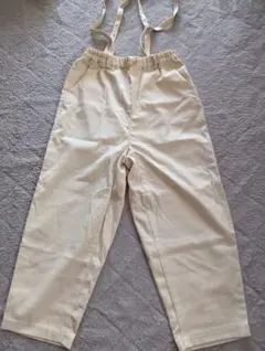 ニコアンド サスペンダー付き パンツ Sサイズ