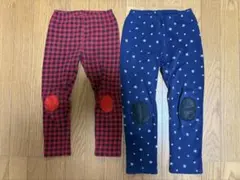 裏起毛パンツ　2枚