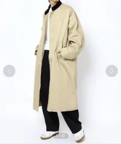 MACOBER×FREAK'S STOREマコバー ビッグシルエッオーバーコート