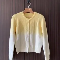 グラデーションニットカーディガン