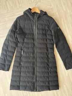 MICHAEL KORS マイケルコース ロングダウンコート 黒 フード付き